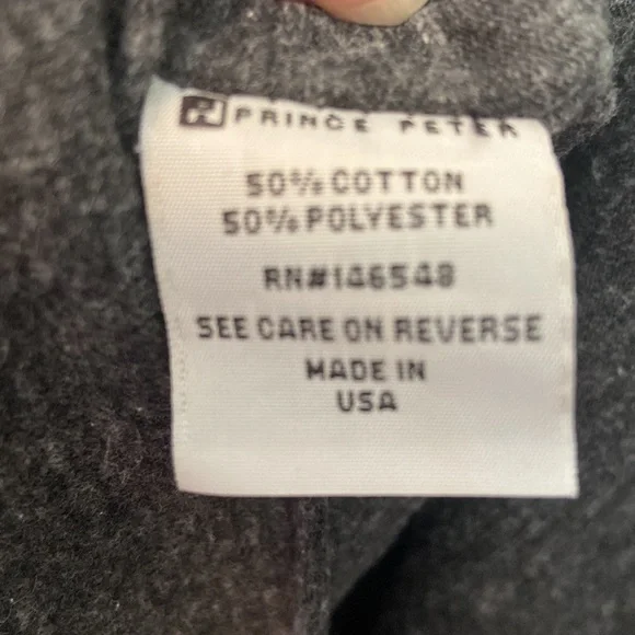 Prince Peter collection, NO BACKSTAGE PASSES Shirt Grey Cream Small - Picture 4 of 4